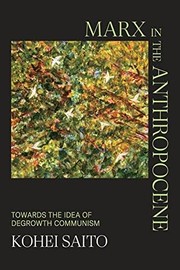 Front cover of Marx in the Anthropocene by Kohei Saito