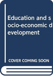 Front cover of Education and socio-economic development by P. Abdul Kareem