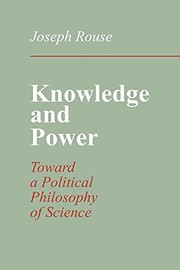 Cover of Knowledge and power by Joseph Rouse