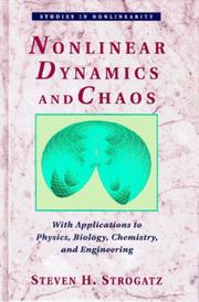 Cover of Nonlinear dynamics and Chaos by Steven H. Strogatz