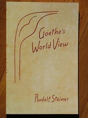 Cover of Goethe et sa conception du monde by Rudolf Steiner