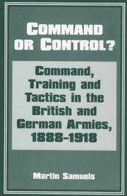 Cover of Command or control? by Martin Samuels