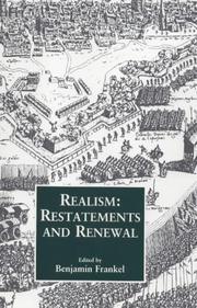 Front cover of Realism: Restatements and Renewal by B. Frankel