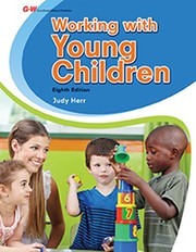 Front cover of Working with young children by Judy Herr