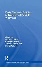 Front cover of Early medieval studies in memory of Patrick Wormald by Nicholas Brooks