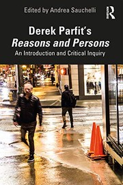 Cover of Derek Parfit's Reasons and Persons by Andrea Sauchelli
