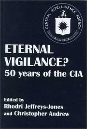 Front cover of Eternal vigilance? by Rhodri Jeffreys-Jones