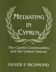 Cover of Mediating in Cyprus by Oliver P. Richmond
