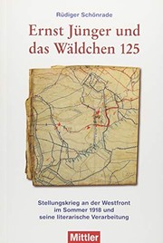 Front cover of Ernst Jünger und das Wäldchen 125 by Rüdiger Schönrade