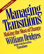 Cover of Managing transitions by Bridges, William
