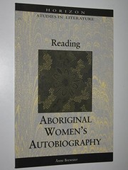 Front cover of Reading Aboriginal women's autobiography by Anne Brewster