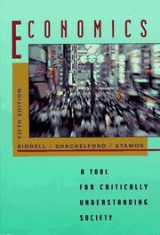 Cover of Economics by Tom Riddell