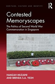 Cover of Contested Memoryscapes by Hamzah Muzaini
