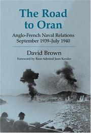 Cover of The road to Oran by David Brown