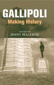 Cover of Gallipoli by Jenny Macleod