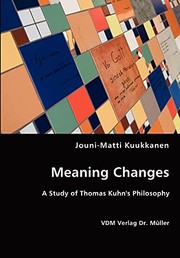 Front cover of Meaning changes by Jouni-Matti Kuukkanen