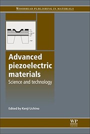 Front cover of Advanced Piezoelectric Materials by Kenji Uchino