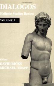Cover of Dialogos by David Ricks