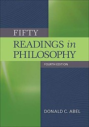 Front cover of Fifty readings in philosophy by Donald C. Abel
