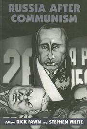 Cover of Russia after communism by Rick Fawn