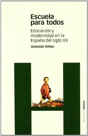 Cover of Escuela para todos by A. Viñao