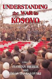 Cover of Understanding the war in Kosovo by Florian Bieber