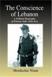 Cover of The Conscience of Lebanon by Mordechai Nisan