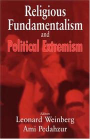 Cover of Religious Fundamentalism and Political Extremism (Cass Series--Totalitarian Movements and Political Religions) by Ami Pedahzur