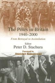 Front cover of The Poles in Britain, 1940-2000 by Peter D. Stachura