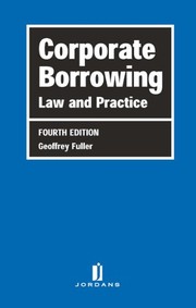 Front cover of Corporate borrowing by Geoffrey Fuller