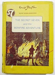 Front cover of The Secret Seven and the bonfire adventure by Enid Blyton
