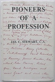 Front cover of Pioneers of a profession by James C. Stewart