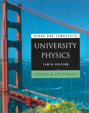 Front cover of Sears and Zemansky's University physics by Hugh D. Young