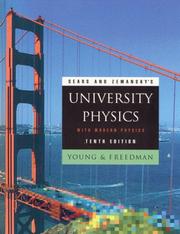 Front cover of Sears and Zemansky's university physics by Unknown