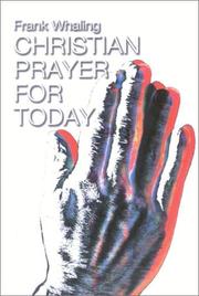 Front cover of Christian prayer for today by Frank Whaling