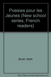 Front cover of Poesies Pour Les Jeunes by K Booth