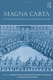Cover of Magna Carta by Zbigniew Rau