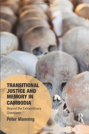 Cover of Transitional Justice and Memory in Cambodia by Peter Manning