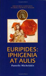 Cover of Euripides by Pantelis Michelakis