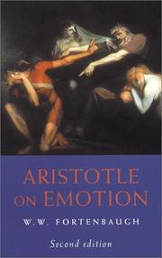Cover of Aristotle on emotion by William W. Fortenbaugh