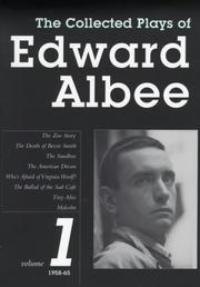 Front cover of The Collected Plays of Edward Albee by Edward Albee