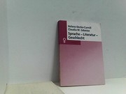 Cover of Sprache, Literatur, Geschlecht by Helene Decke-Cornill