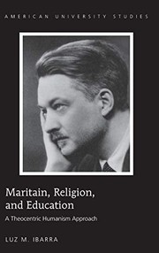 Front cover of Maritain, Religion, and Education by Luz M. Ibarra
