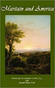 Cover of Maritain and America by Christopher M. Cullen