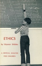 Cover of Ethics by Warren A. Shibles