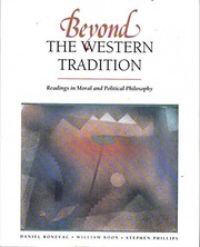 Cover of Beyond the Western tradition by Daniel A. Bonevac