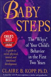 Cover of Baby steps by Claire B. Kopp