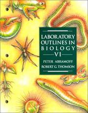 Front cover of Laboratory outlines in biology--VI by Peter Abramoff