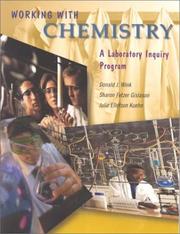 Cover of Working with chemistry by Donald J. Wink