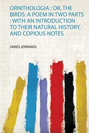 Front cover of Ornithologia, or, The birds: a poem, in two parts by James Jennings